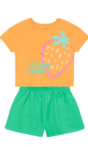 Conjunto Morango Laranja