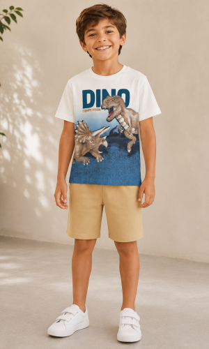 Conjunto Dino Branco
